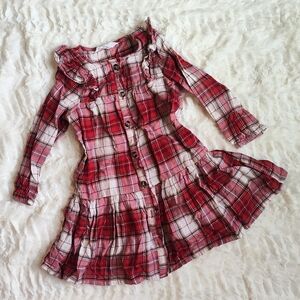 H&M Red and White Plaid Shirt
